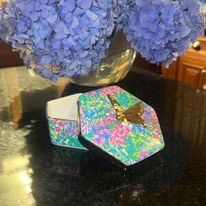 Rare Lily Pulitzer Trinket Butterfly Dish
